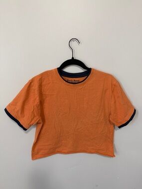 Duck Head orange y2k Skater crop tee, Women’s M